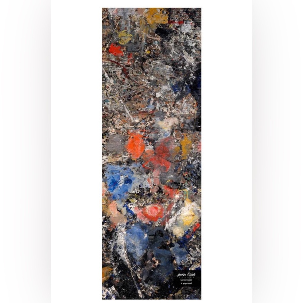 Jackson Pollock Studio Floor Mat (Version 2) x Yoga Zeal